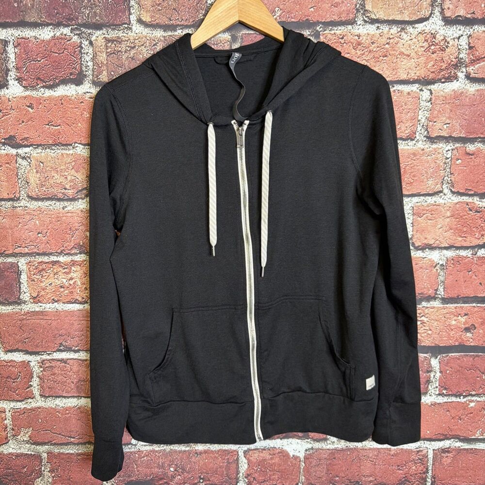 Vuori Hoodie Womens M Black Halo Performance 2.0 Gym Training Running VW268